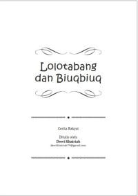 Image of E-book Lolotabang dan Biuqbiuq