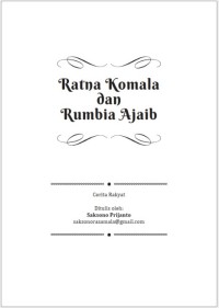 Image of E-book Ratna Komala dan Rumbia Ajaib