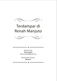 Image of E-book Terdampar di Renah Manjuto